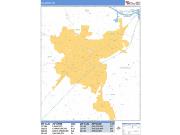Salisbury <br /> Wall Map <br /> Basic Style 2025 Map