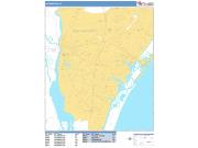 Wilmington <br /> Wall Map <br /> Basic Style 2025 Map