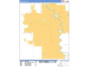 Grand Forks <br /> Wall Map <br /> Basic Style 2025 Map