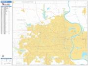 Omaha <br /> Wall Map <br /> Basic Style 2025 Map
