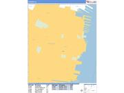Hoboken <br /> Wall Map <br /> Basic Style 2025 Map