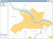 New Brunswick <br /> Wall Map <br /> Basic Style 2025 Map