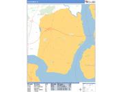 Perth Amboy <br /> Wall Map <br /> Basic Style 2025 Map