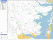 Toms River <br /> Wall Map <br /> Basic Style 2025 Map