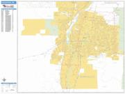 Albuquerque <br /> Wall Map <br /> Basic Style 2025 Map