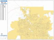 Las Vegas <br /> Wall Map <br /> Basic Style 2025 Map