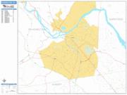 Schenectady <br /> Wall Map <br /> Basic Style 2025 Map