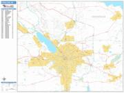Syracuse <br /> Wall Map <br /> Basic Style 2025 Map