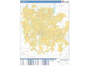 Columbus <br /> Wall Map <br /> Basic Style 2025 Map