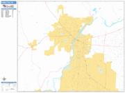 Hamilton <br /> Wall Map <br /> Basic Style 2025 Map