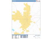 Mansfield <br /> Wall Map <br /> Basic Style 2025 Map