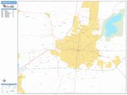 Springfield <br /> Wall Map <br /> Basic Style 2025 Map