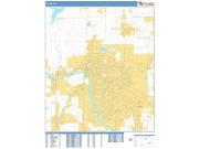 Tulsa <br /> Wall Map <br /> Basic Style 2025 Map