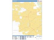 Beaverton <br /> Wall Map <br /> Basic Style 2025 Map