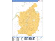 Bend <br /> Wall Map <br /> Basic Style 2025 Map