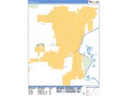 Corvallis <br /> Wall Map <br /> Basic Style 2025 Map