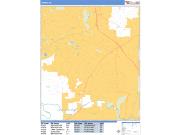 Tigard <br /> Wall Map <br /> Basic Style 2025 Map
