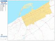 Erie <br /> Wall Map <br /> Basic Style 2025 Map