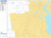 Cranston <br /> Wall Map <br /> Basic Style 2025 Map