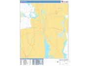 Pawtucket <br /> Wall Map <br /> Basic Style 2025 Map
