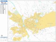 Columbia <br /> Wall Map <br /> Basic Style 2025 Map