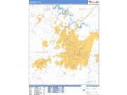 Johnson City <br /> Wall Map <br /> Basic Style 2025 Map
