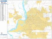 Memphis <br /> Wall Map <br /> Basic Style 2025 Map