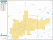 Amarillo <br /> Wall Map <br /> Basic Style 2025 Map