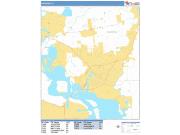 Baytown <br /> Wall Map <br /> Basic Style 2025 Map