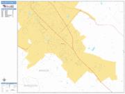 College Station <br /> Wall Map <br /> Basic Style 2025 Map