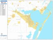 Corpus Christi <br /> Wall Map <br /> Basic Style 2025 Map