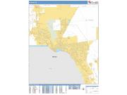 El Paso <br /> Wall Map <br /> Basic Style 2025 Map