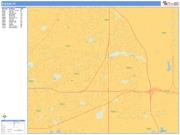 Euless <br /> Wall Map <br /> Basic Style 2025 Map