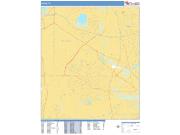 Irving <br /> Wall Map <br /> Basic Style 2025 Map