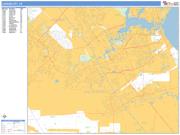 League City <br /> Wall Map <br /> Basic Style 2025 Map