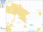 Longview <br /> Wall Map <br /> Basic Style 2025 Map