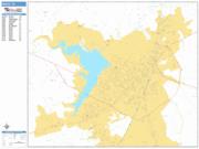 Waco <br /> Wall Map <br /> Basic Style 2025 Map