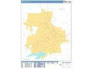 Wichita Falls <br /> Wall Map <br /> Basic Style 2025 Map
