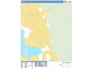 Provo <br /> Wall Map <br /> Basic Style 2025 Map