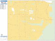 Sandy <br /> Wall Map <br /> Basic Style 2025 Map