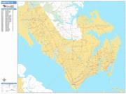Hampton <br /> Wall Map <br /> Basic Style 2025 Map