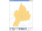 Harrisonburg <br /> Wall Map <br /> Basic Style 2025 Map