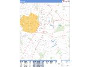 Reston <br /> Wall Map <br /> Basic Style 2025 Map