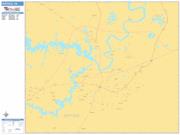 Suffolk <br /> Wall Map <br /> Basic Style 2025 Map