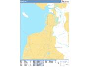Everett <br /> Wall Map <br /> Basic Style 2025 Map