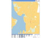 Kirkland <br /> Wall Map <br /> Basic Style 2025 Map