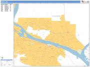 Pasco <br /> Wall Map <br /> Basic Style 2025 Map