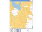 Renton <br /> Wall Map <br /> Basic Style 2025 Map