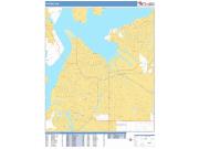 Tacoma <br /> Wall Map <br /> Basic Style 2025 Map