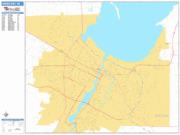 Green Bay <br /> Wall Map <br /> Basic Style 2025 Map